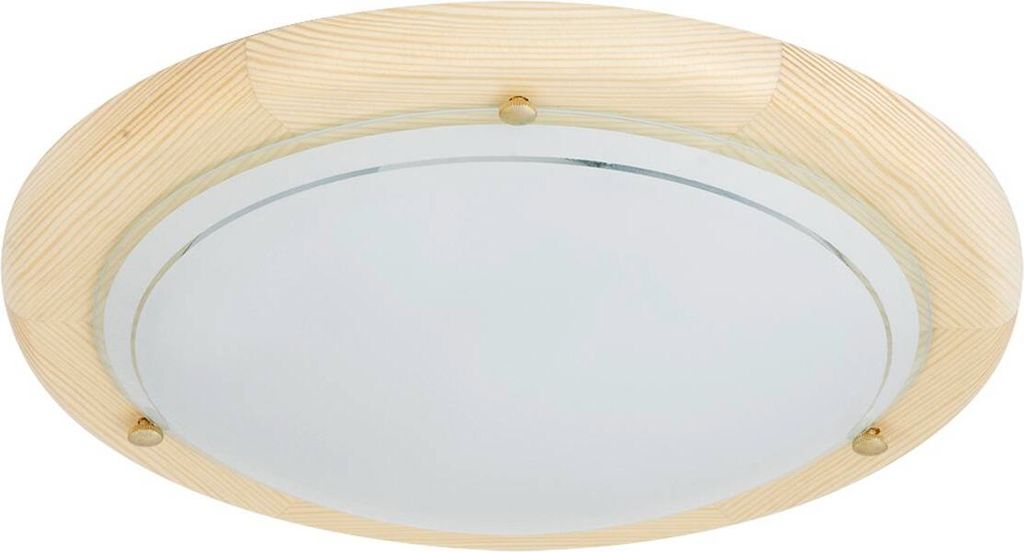 Rabalux 5411 Deckenleuchte 1 Spot Ufo, E27-Holz, rund, Produktbild 