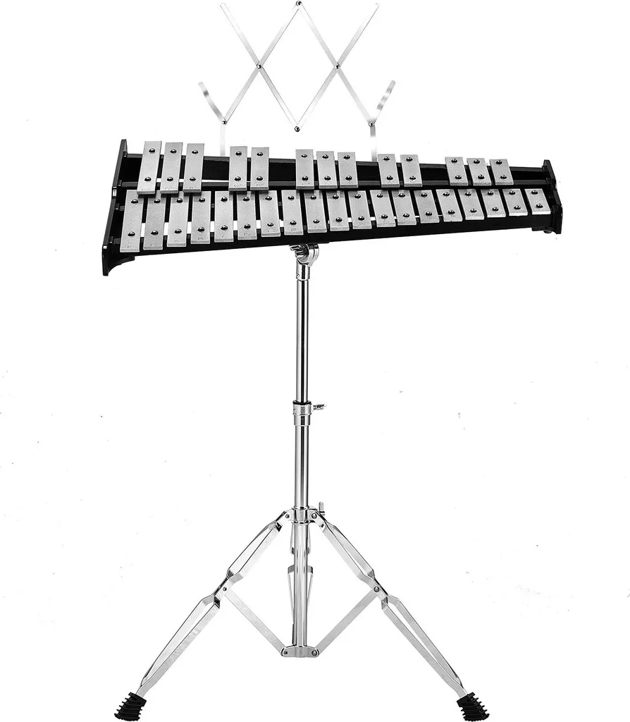 Xylophone Carillon 32 Notes Stable : Pack Complet avec Support et Accessoires - 10