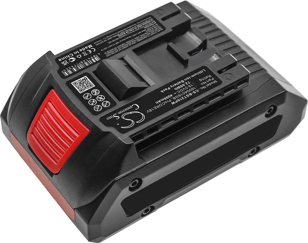 Batterie 18V Li-ion pour Bosch GDS 18V-1000 et GBH 18V-45 C grande durée