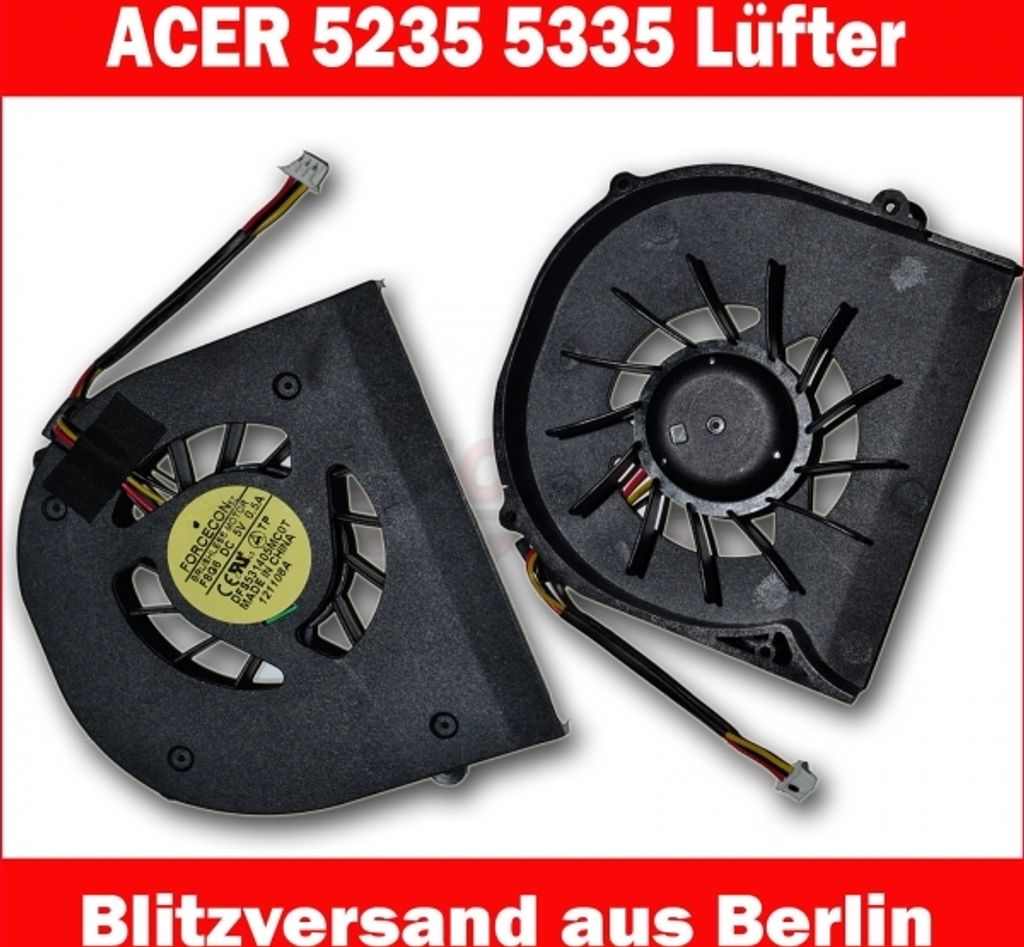 Lüfter Kühler für Acer Aspire 5735 5535 5735z 5335 5335G FAN DFS531405MC0T 3 Pin