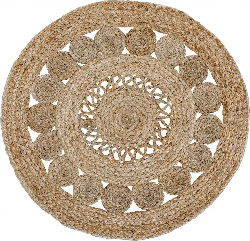 Tapis de jute pour salle à manger - Protection de sol design et facile