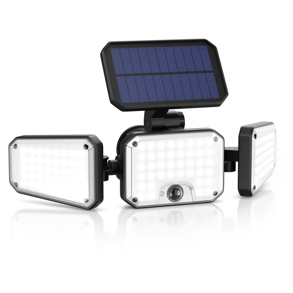 Brandson Lampe Solaire Extérieure LED 500 Lumens avec Détecteur PIR