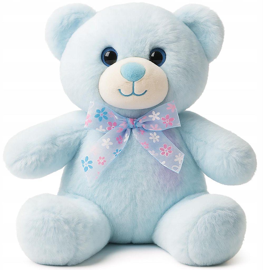 Bambly, knuffelbeer, pluche, knuffel, mascotte, blauw, Productafbeelding 
