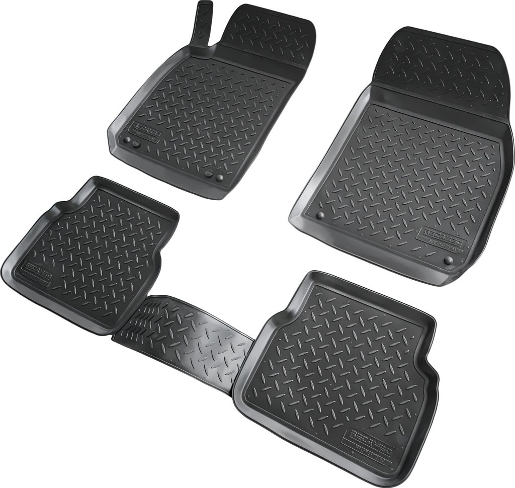 3D Gummi Fussmatten passend für Saab 9-3 II | BJ 2002-2014 | passgenau mit Rand