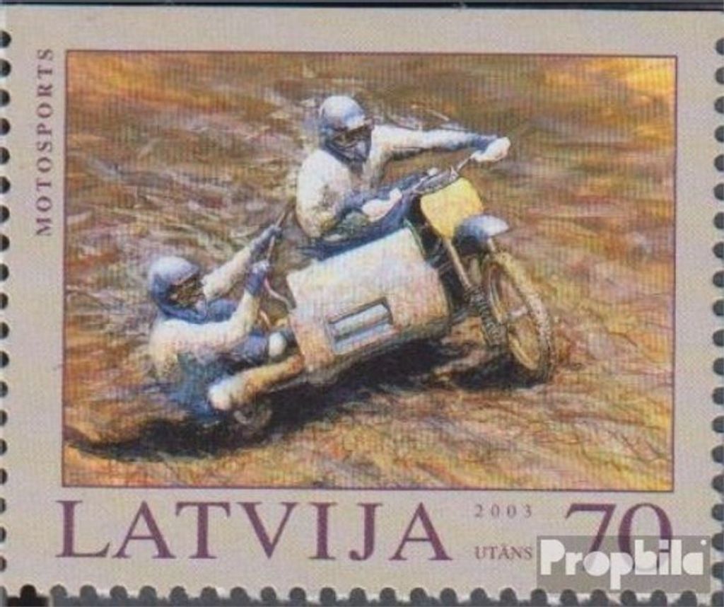 Briefmarken Lettland 2003 Mi 599Do (kompl.Ausg.) postfrisch Motorsport