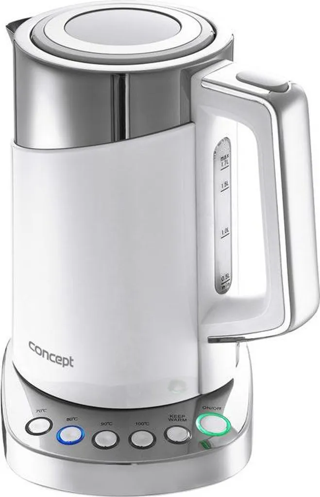 Concept RK3170 Bollitore Elettrico Design Bianco 1,7L Temperatura