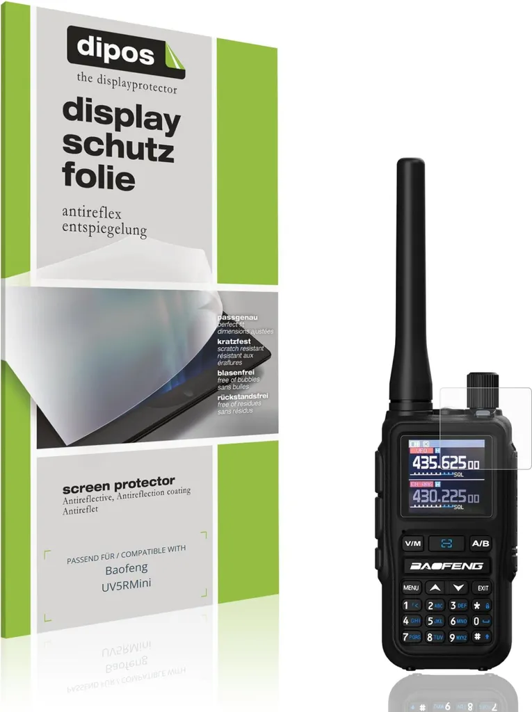 Pellicola Antiriflesso Baofeng UV-5R Mini | Kit 4x dipos Protezione