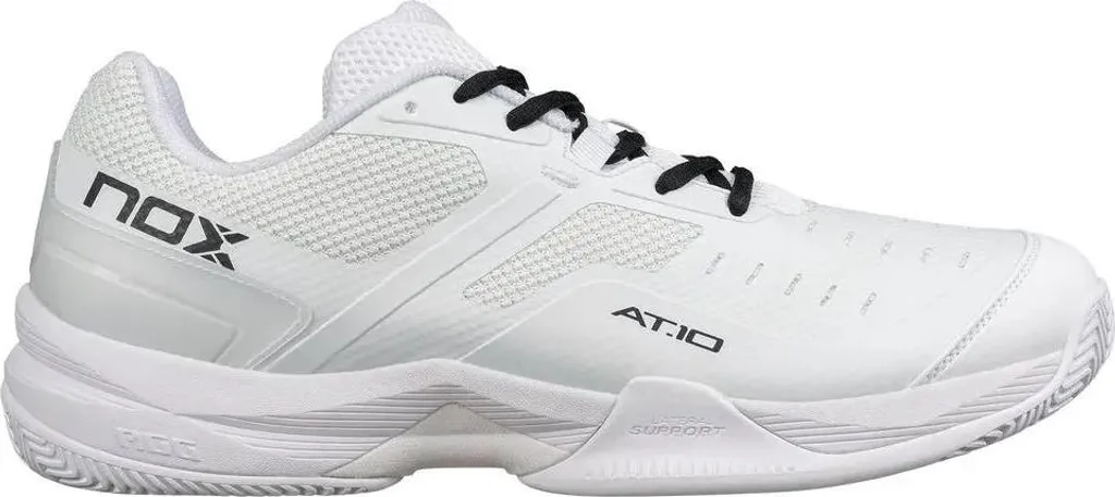 Baskets de Padel Nox AT10 Pro Homme Blanc 47 Chaussures Sport de Haut Niveau