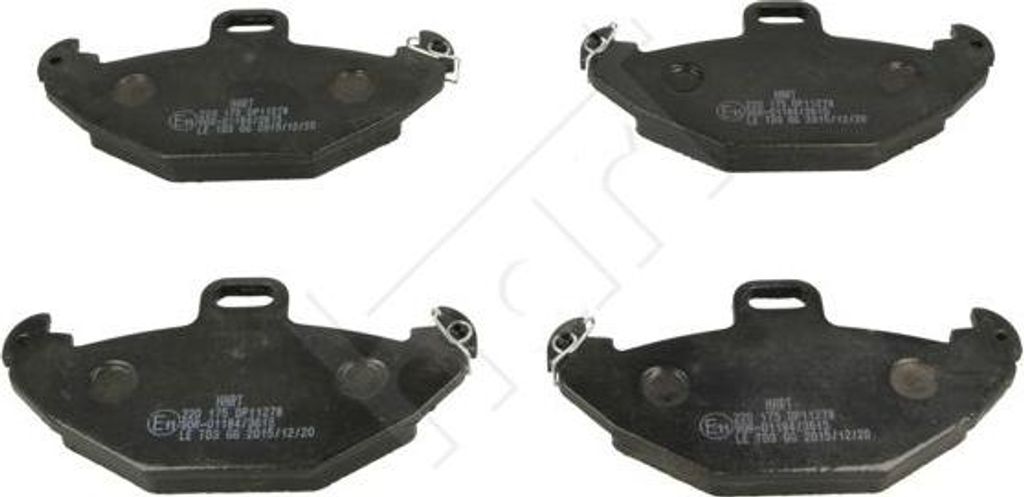 HART 220 175 Bremsbelagsatz, Scheibenbremse OE 7701205491 kompatibel mit Laguna