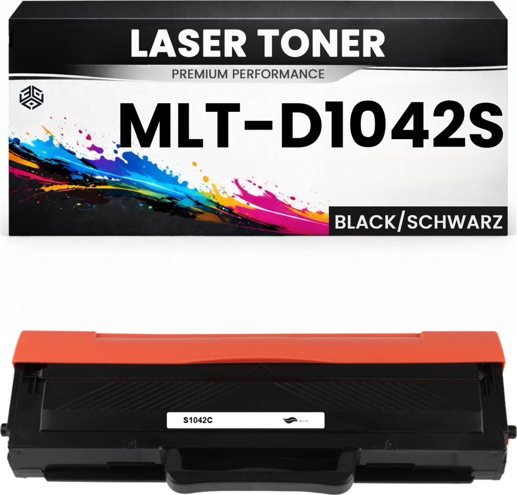 Toner 104 für Samsung Schwarz MLT-D1042S wie Original Premium alternative ML-1660/1661/1665/1676/1677/1670/1675/1860/1865W SCX-3200/3205W SCX-3205W