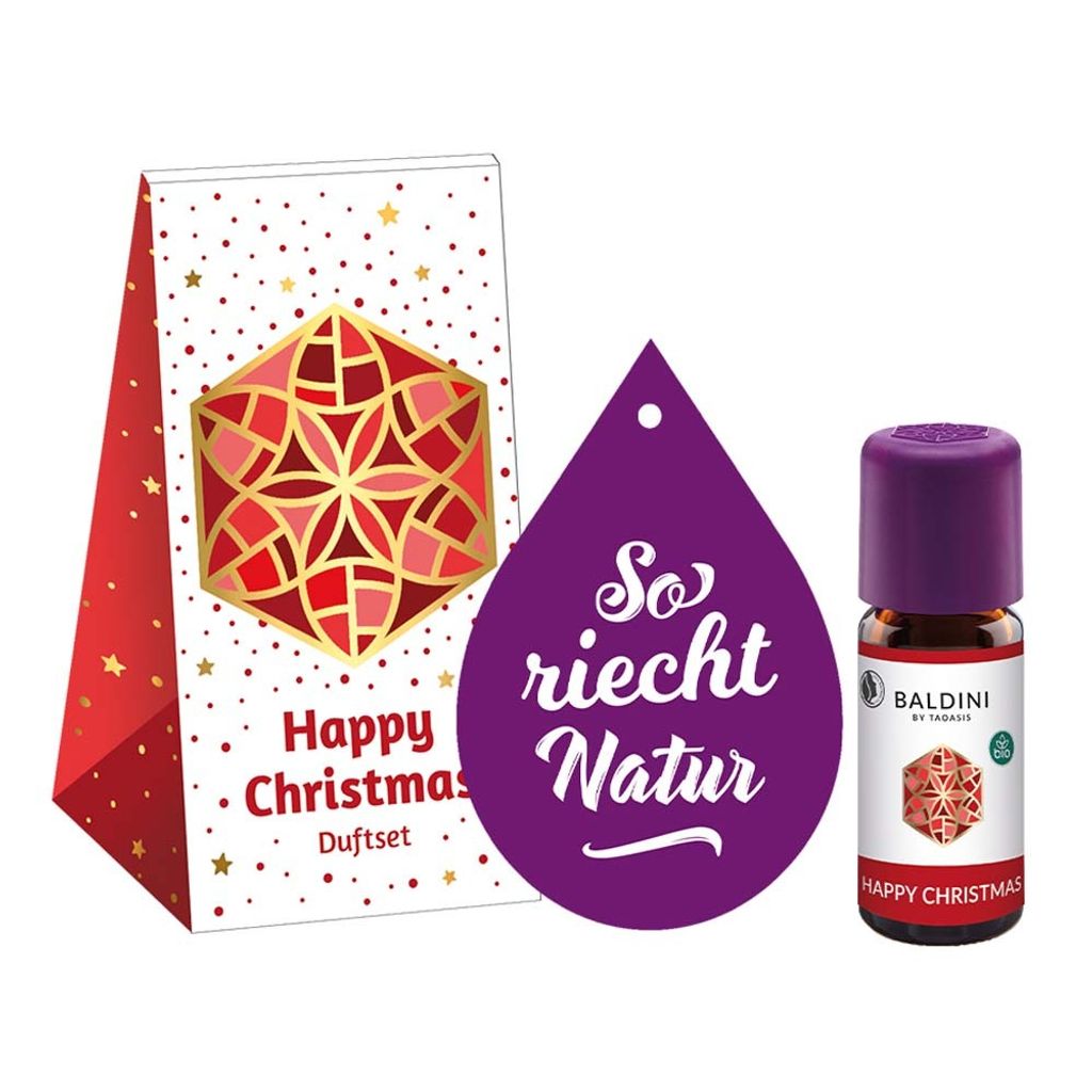Happy Christmas - Mini-Duftset mit Dekotropfen