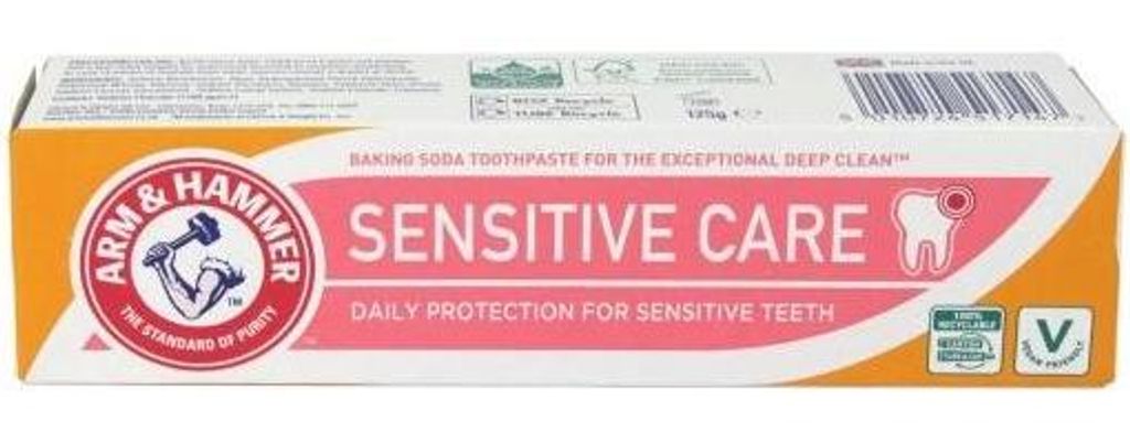 Arm &/ Hammer Sensitive Care Baking Soda Zahnpasta, 125ml Image du produit 