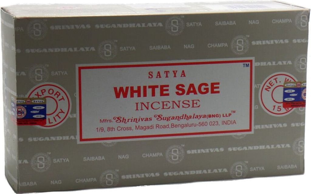 Satya Weißer Salbei Räucherstäbchen 15g Produktbild 