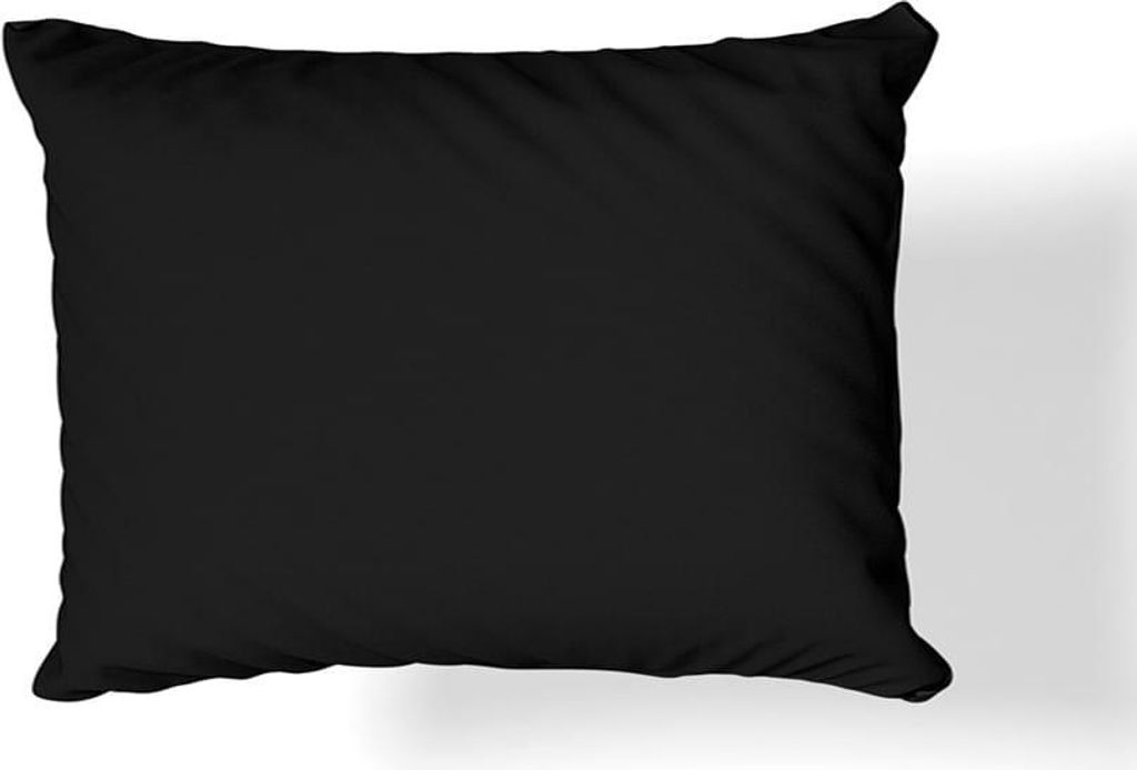 Jersey Kissenbezug 50x60 schwarz