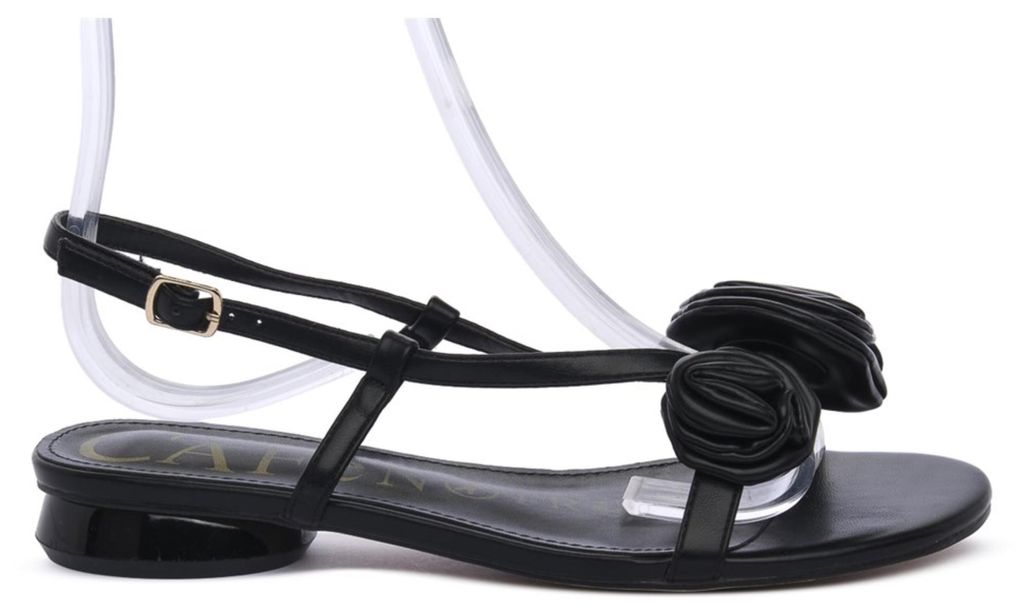 Schwarze Damen Sandalen für den Sommer – geeignet für warme Temperaturen und Freizeit