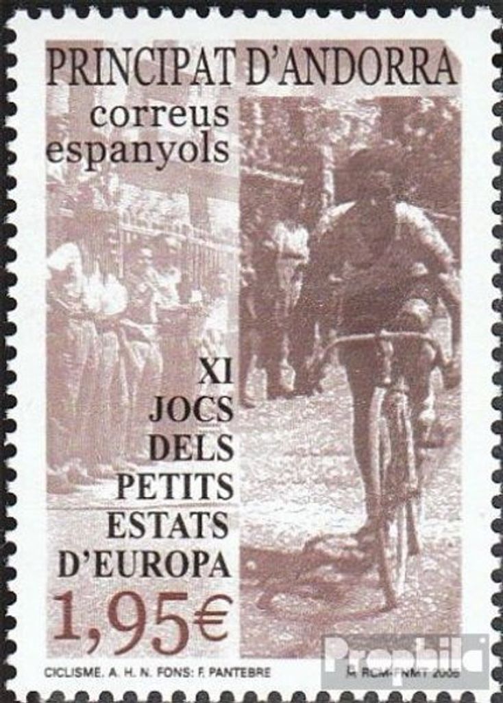 Briefmarken Andorra - Spanische Post 2005 Mi 325 (kompl.Ausg.) postfrisch Sport