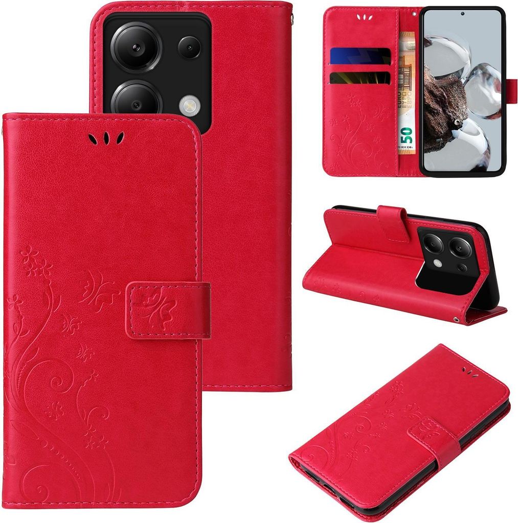 Handyhülle für Xiaomi Redmi Note 13 Pro 5G Floral Blumen Produktbild 