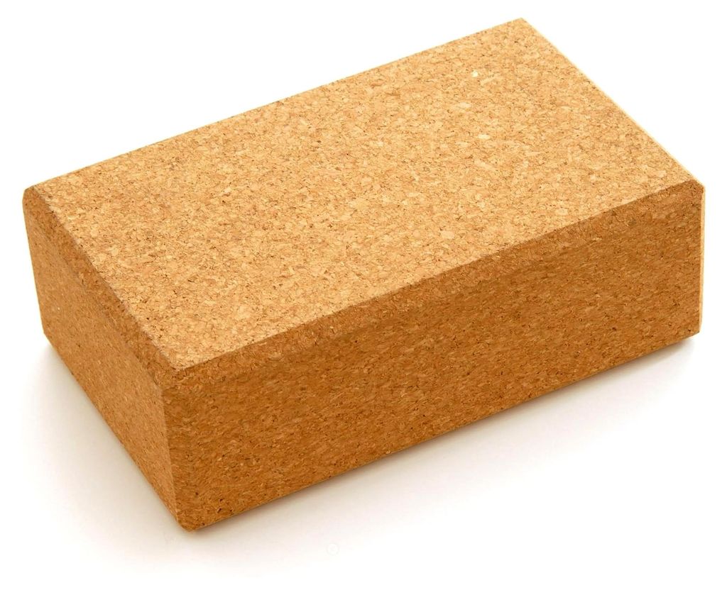 Yogablock aus Kork (ca. 23 x 12 x 7,5 cm)
