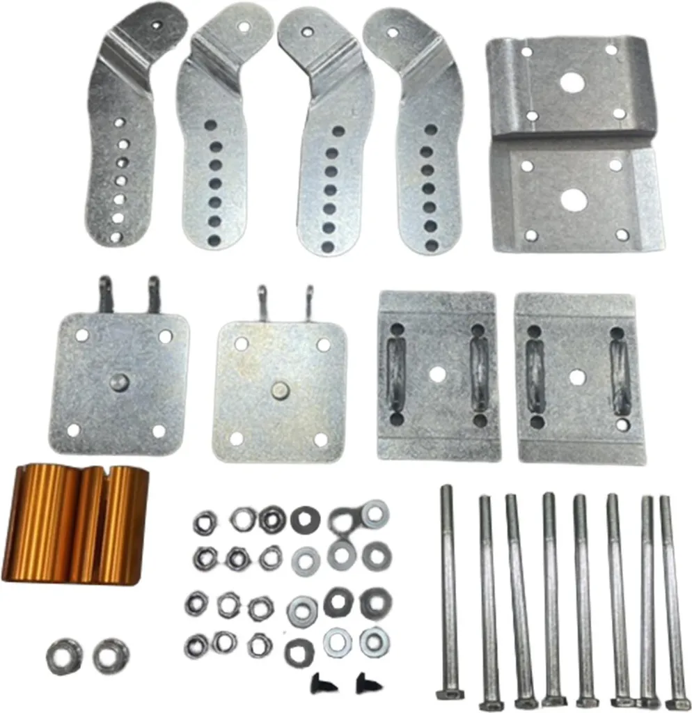 Kit Fixation Amortisseur Acier Renforcé pour VW Caddy MK3 MK4 FWD