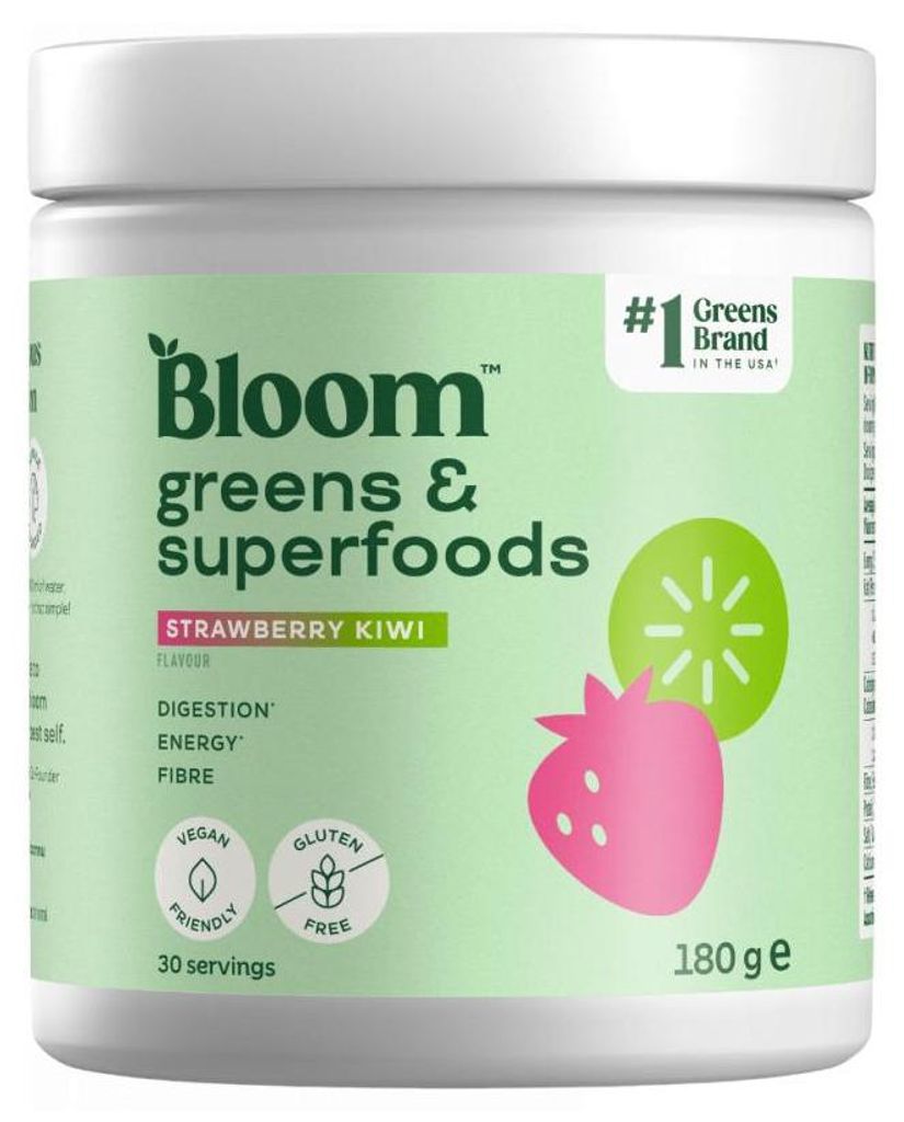 Bloom Greens & Superfoods (30 serv) Strawberry Kiwi - Produktbild 