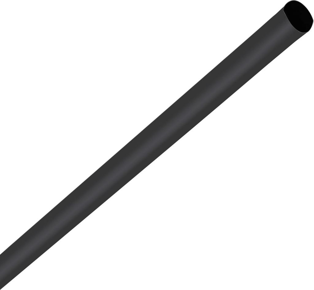 Wärmeschrumpfschlauch 3:1 9mm 1 Meter Schwarz Schwarz