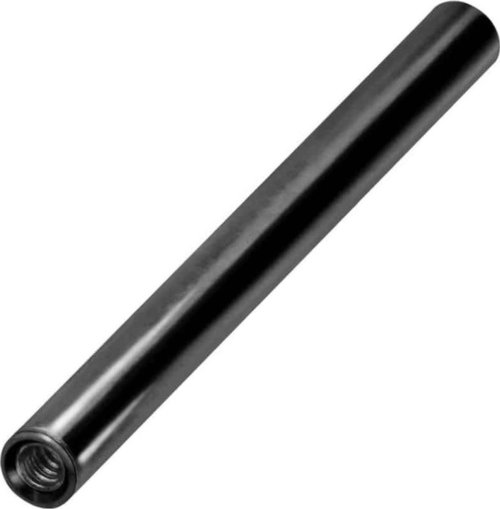 Zungenpiercing, Intim-Piercing Titan Barbell mit Innengewinde ohne Kugeln Schwarz Stablänge: 16mm | Stabstärke: 1,6mm