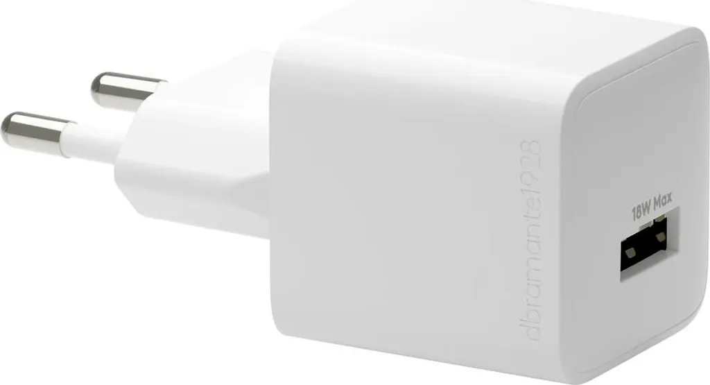 DBRAMANTE1928 re-charge Pro USB-A 18W: Caricabatterie Eco Sostenibile
