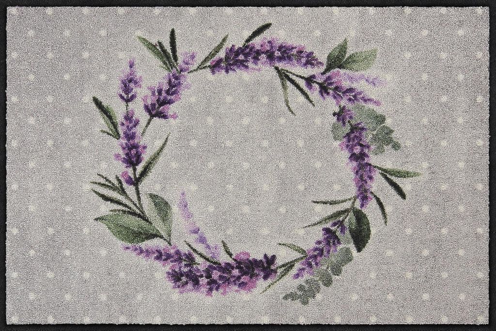 Salonloewe LAVENDER WREATH Fußmatte Wohnmatte 50 x 75 cm