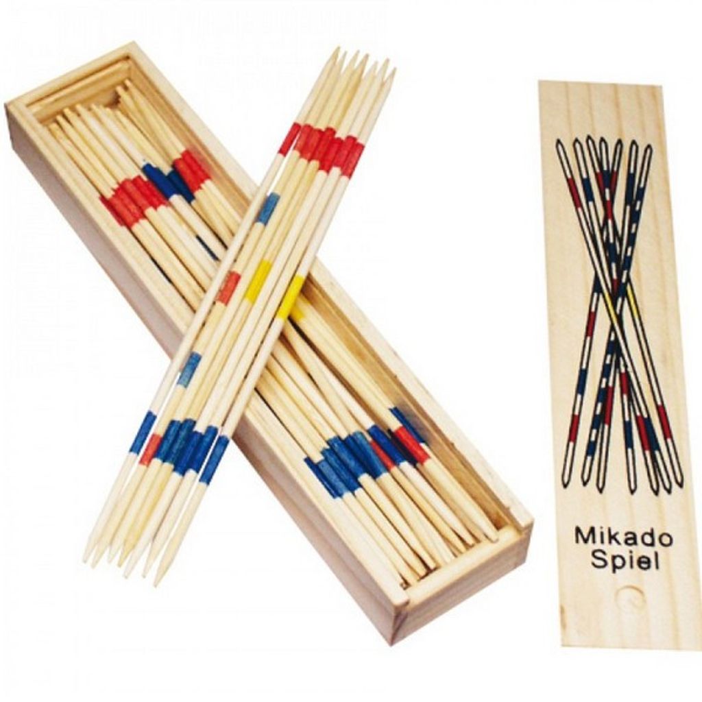 Hra Mikado v drevenej škatuli Obrázok produktu 