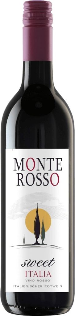 Peter Mertes Rotwein Monte Rosso Lieblich Italien 1 x 0,75 Produktbild 3