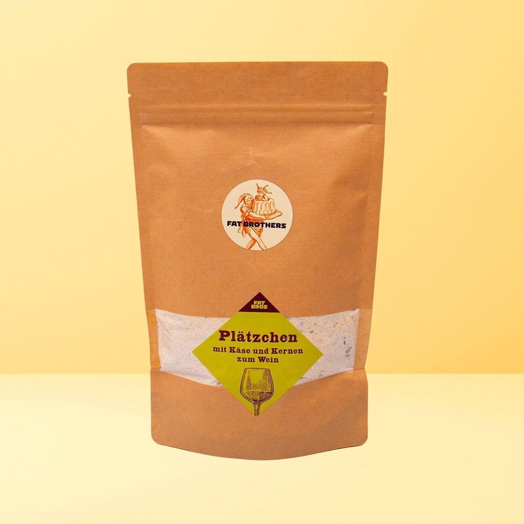 Vollkorncracker mit Käse und Kernen Ideal Zum Wein Backmischung