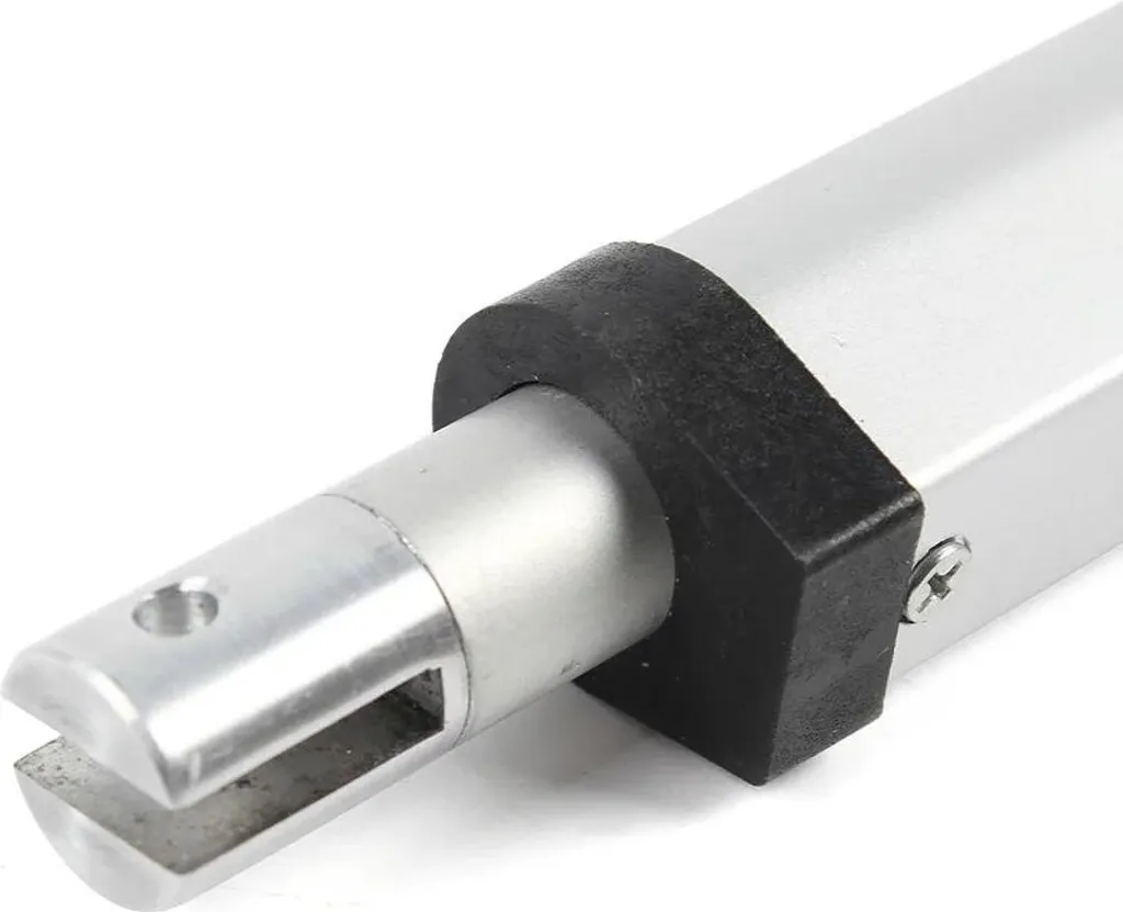 Actionneur linéaire électrique 24V course 200mm force 1500N argenté