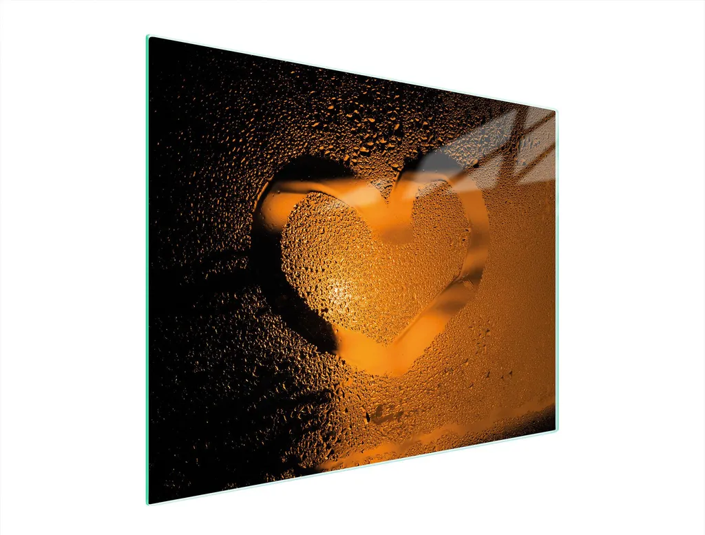 Tagliere in vetro 52x40 cuore