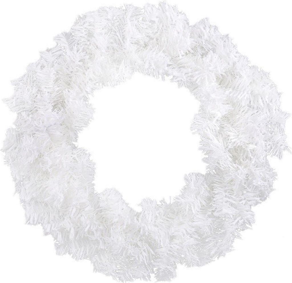 Weihnachtskranz aus Kunstfichte, unbeleuchtet, rosa/weiß, künstlicher beflockter Weihnachtskranz für drinnen und draußen, Winter-Heimdekoration