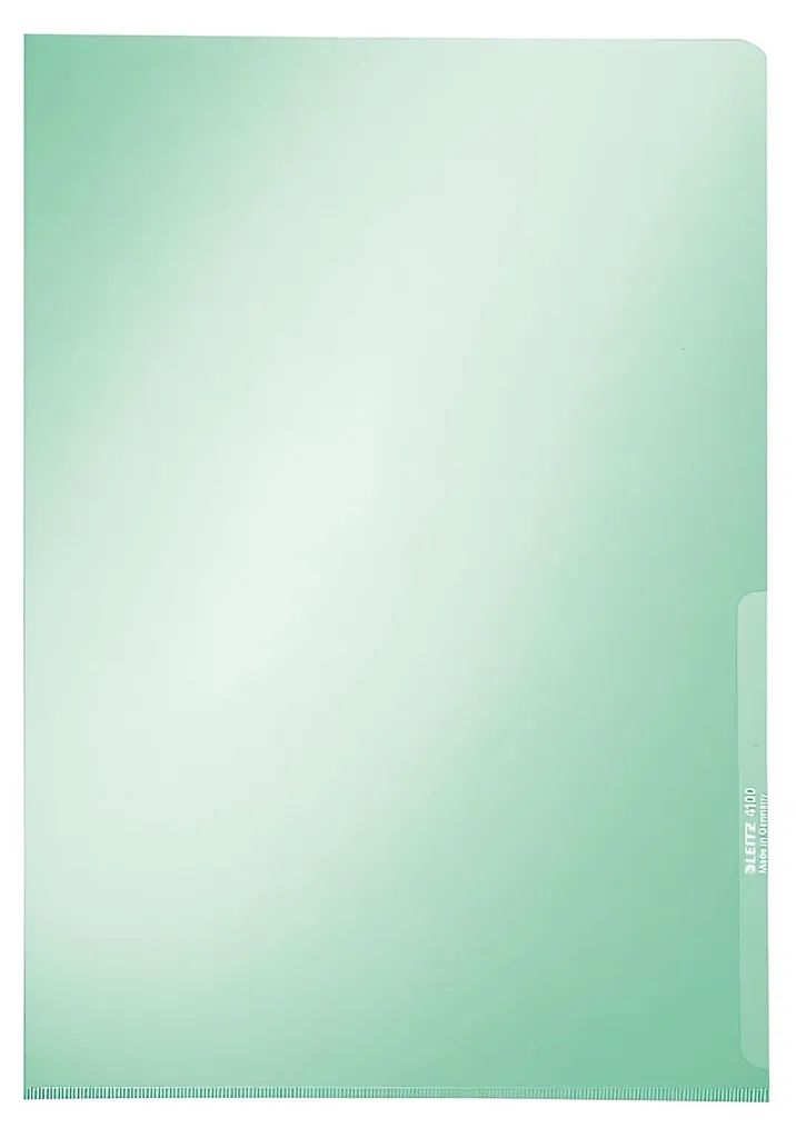 Pochette Perforée A4 Indélébile Leitz PVC Vert Haute Résistance 4100