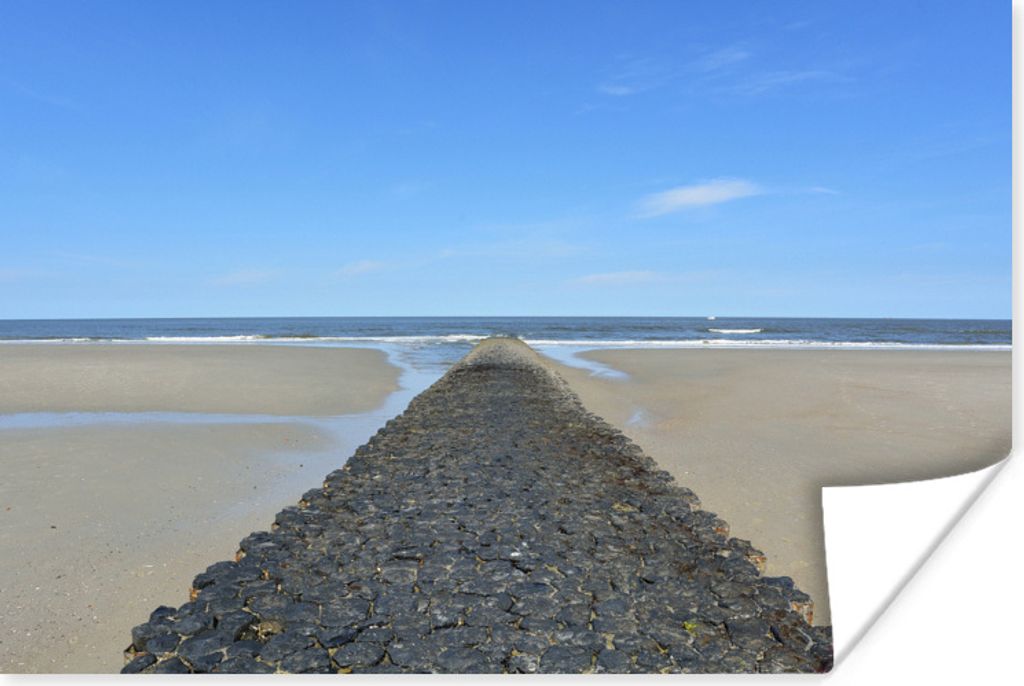 MuchoWow Poster Nordsee - Strand - Wasser 30x20 cm - Plakate - Print