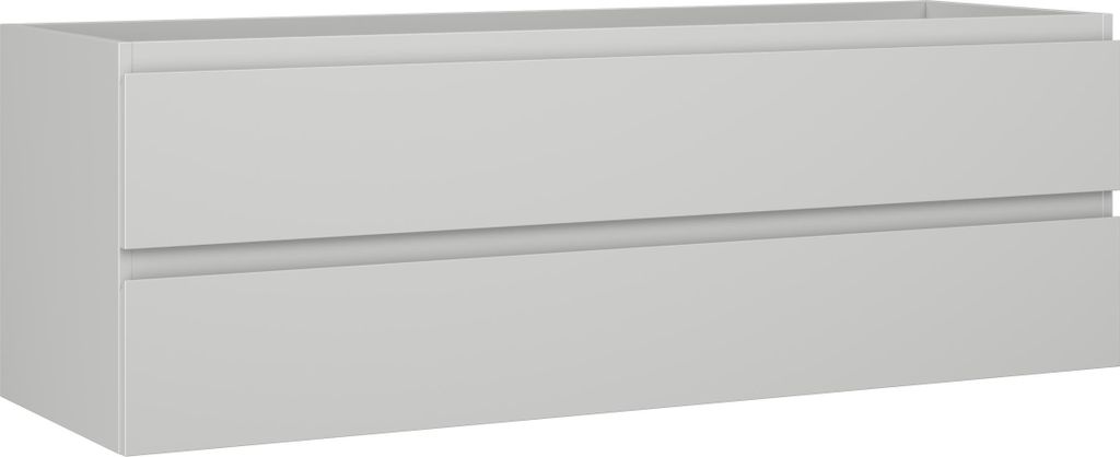 Mexen Orio Badschrank unter Waschbecken 140 cm, 2 Schubladen, grau matt - 91A10-14047-2-BFF62
