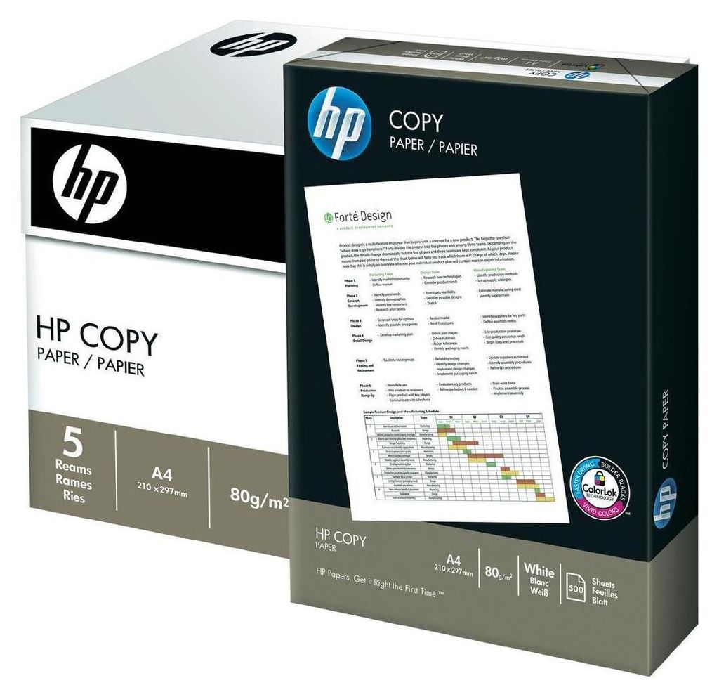 HP CHP910 'HP Copy Paper'(A4, 500 listů, 80 g/m2) Zdjęcie produktu 