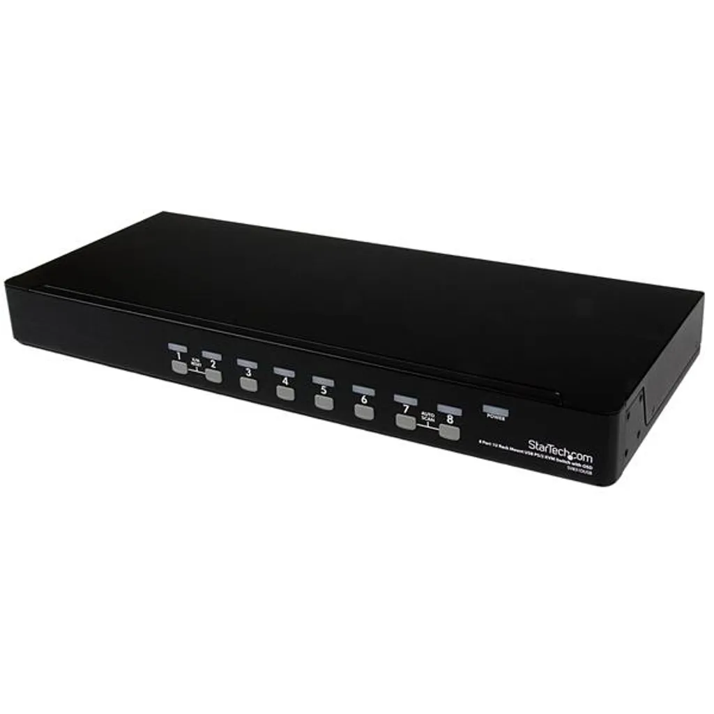 Commutateur KVM 8 Ports avec Menu OSD et Support Cascade StarTech.com