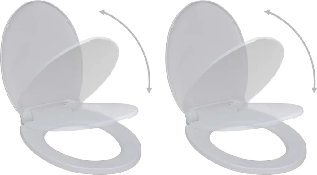Set 2 Copriwater Soft-Close The Living Store per Hotel e Ristoranti