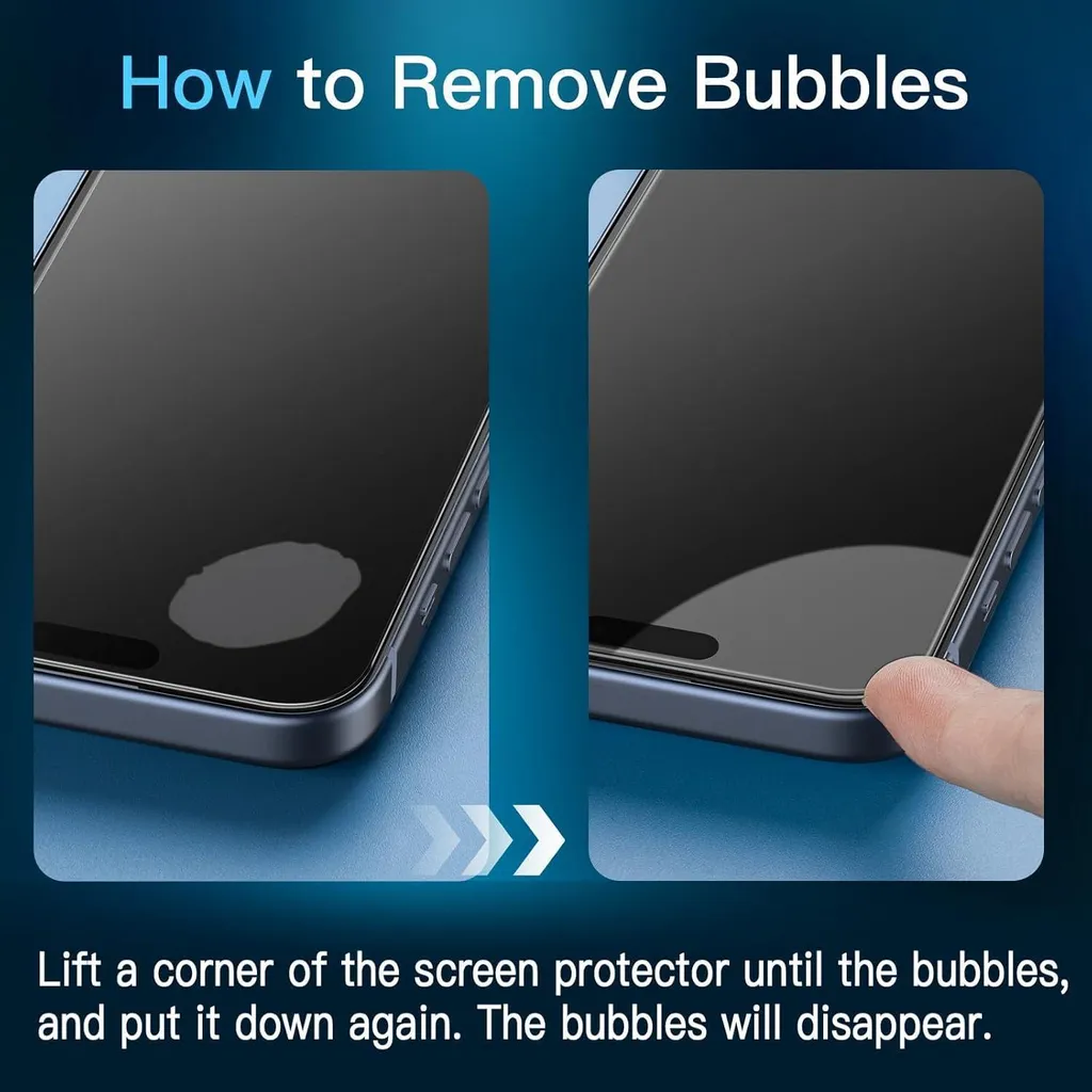 Protection d'Écran iPhone 15 en Verre Blindé 9H Robuste - Pack de 3 - 2