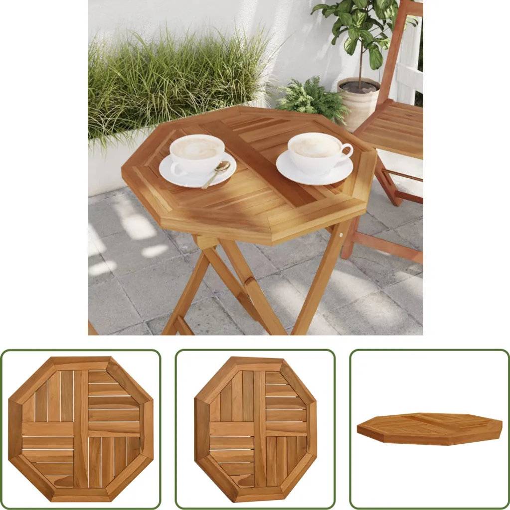 Top in Teak Massello 50x50 Ottagonale | Il Calore del Legno Vero - 1