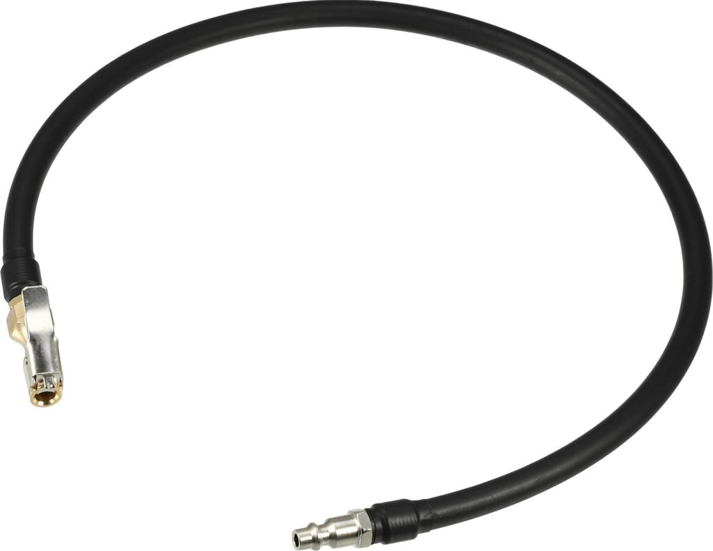 Universaler Aufblasbarer Luftpumpenschlauchadapter Reifenventil-Aufblasadapter mit Verriegelungsluftdüse, 70 cm Schlauchlänge, offen, Kupferstahl...