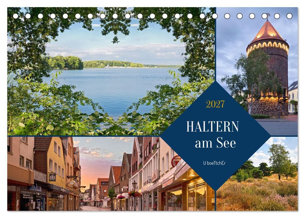Haltern am See (Tischkalender 2027 DIN A5 quer), CALVENDO Monatskalender