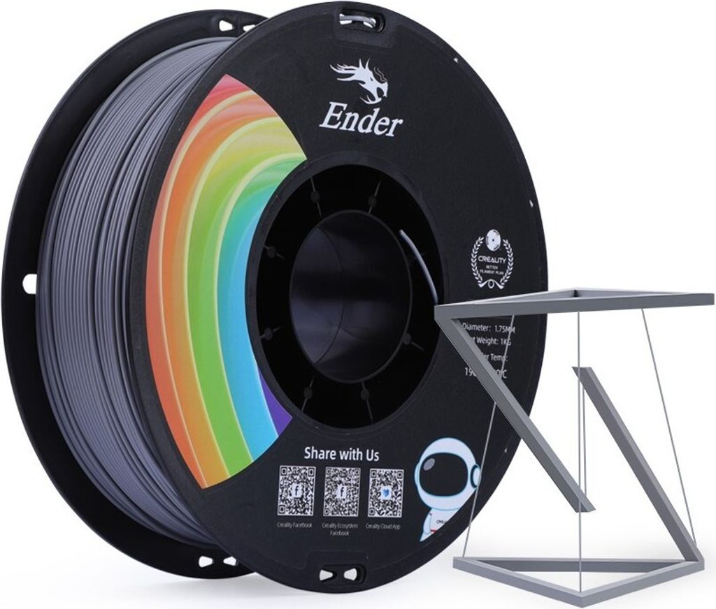Creality Filament Creality CR-PETG 1KG 1.75mm, Schwarz Produktbild 10
