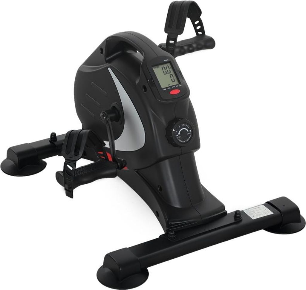 Pedaltrainer leiser Heimtrainer mit 8 Stufen Magnetwiderstand LCD-Display Beintrainer mit Anti-rutschmatte Senioren Arm- & Beintraining Pedal-Train...