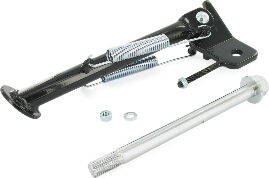 Béquille latérale renforcée en acier noir pour Simson série SR50 SR80