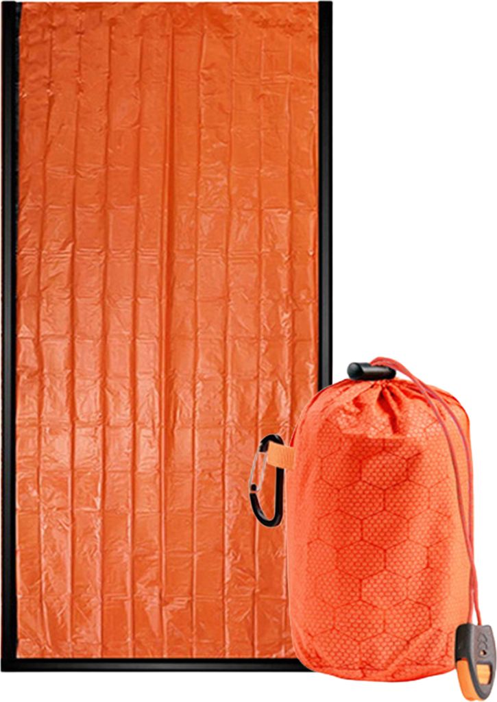 Notfallschlafsack, Thermo-Notfalldecken, Rettungs-Biwaksack, wasserdichter Überlebensschlafsack für Outdoor-Abenteuer, Camping, Wandern