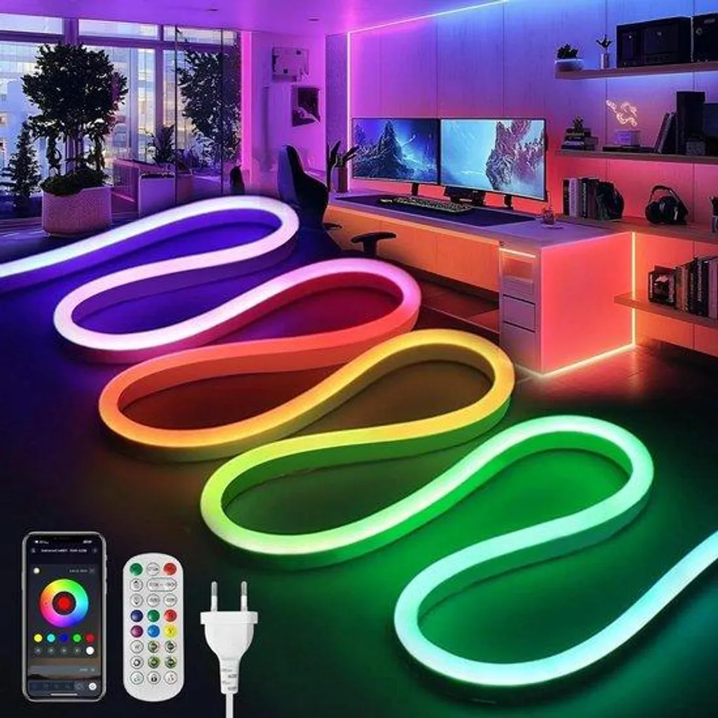Bande Lumineuse LED de 2m Multicolore IP65 pour Ambiance Intérieure Chic