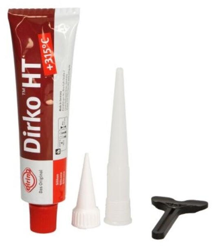 Elring, sellador DIRKO HT, color rojo, 70 ml. - Tubo Imagen del producto 